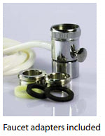 Faucet Adapters | Chrome-Plated Replaceable Cartridge Countertop Water Filter | ESD Water - Advanced Water Treatment Solutions