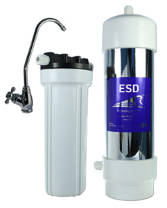 ESD-US4FL: Deluxe Undersink w/ 10″ Fluoride Reducing Pre-filter