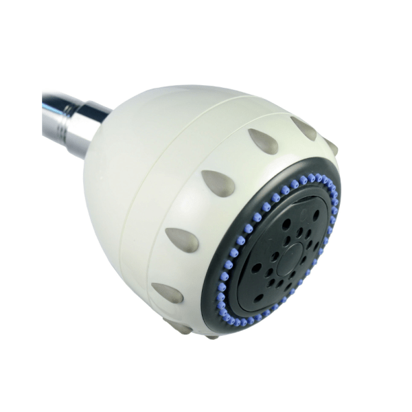 White Finish Deluxe Shower 5 Settings Water Filter | Shower Filters With Shower Head | ESD Water - Advanced Water Treatment Solutions